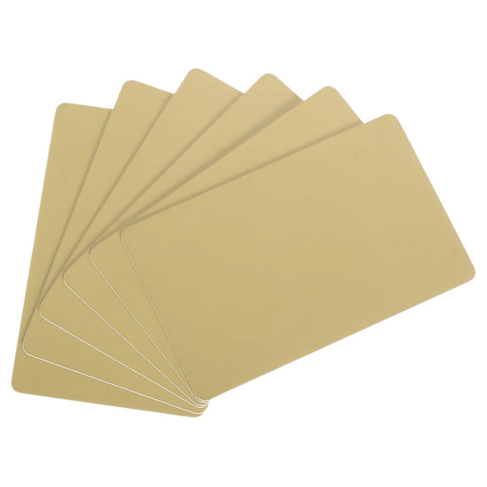 Tarjetas plásticas color Beige banda magnética LoCo (Pack 100) OUTLET